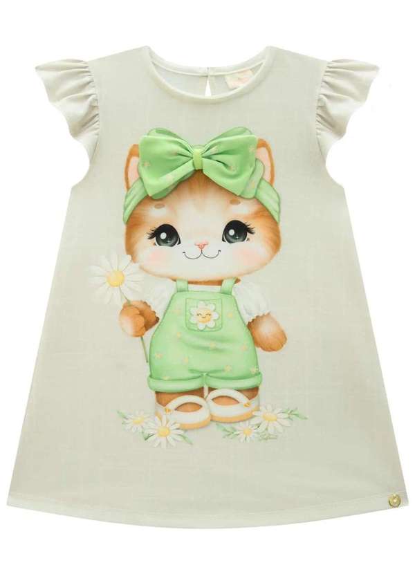 Infanti - Vestido em Malha Power Menina Infanti Bege 2