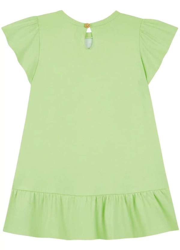 Kukiê - Vestido em Meia Malha Verde Girafa Kukiê Verde 3