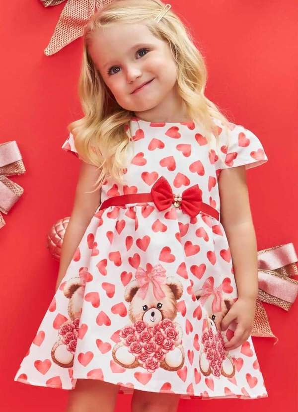 Infanti - Vestido em Super Cetim Estampado Infanti Estampado 2
