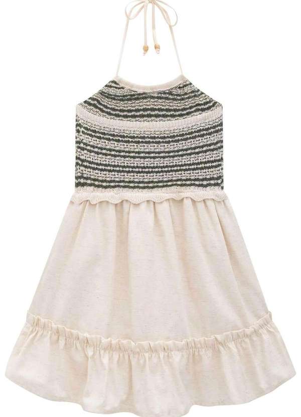 Infanti - Vestido em Tricot Linho Deluxe Infanti Verde 2