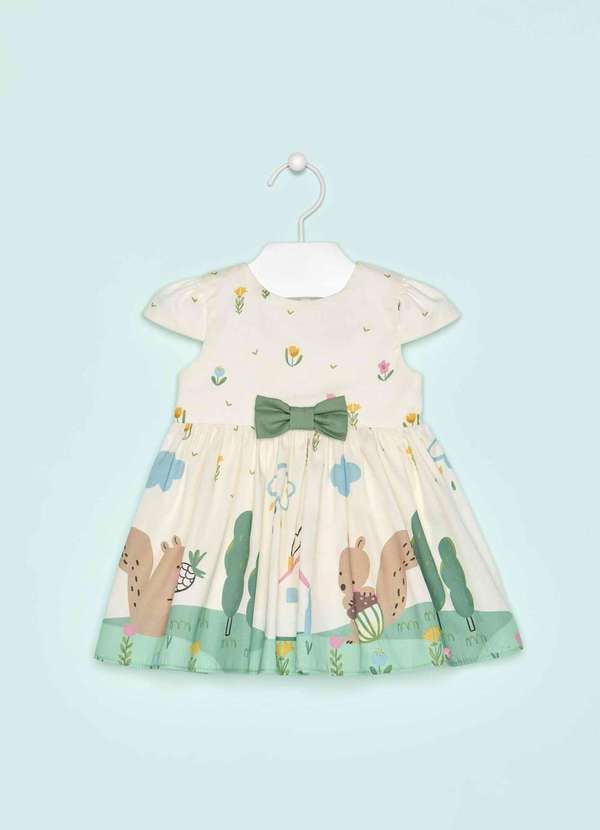 Mon Sucré - Vestido Festa Bebê Estampado Monsucré Estampado