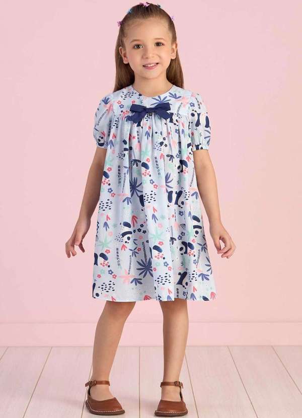 Mon Sucré - Vestido Festa Estampado Menina Monsucré Estampado