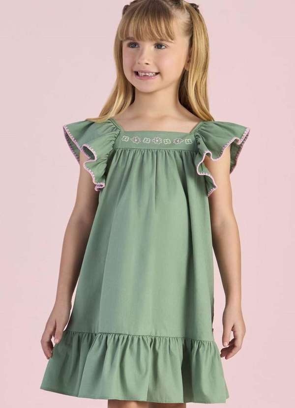 Mon Sucré - Vestido Festa Verde Menina Monsucré Verde 2