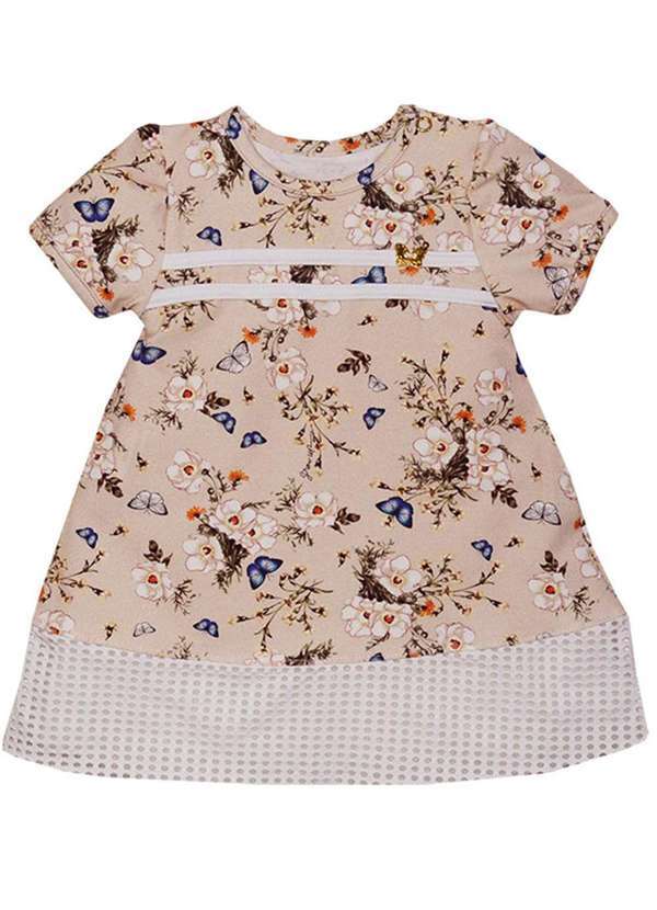 Grow Up - Vestido Infantil Estampado Flores Grow Up Estampado