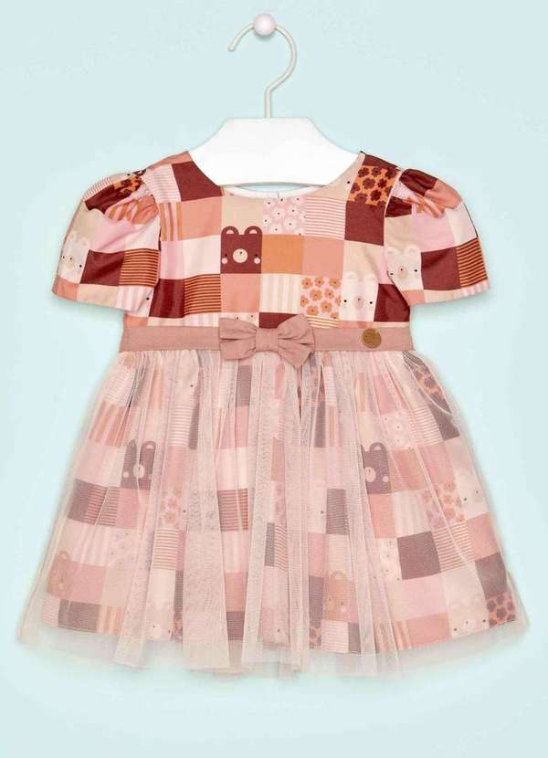 Mon Sucré - Vestido Infantil Estampado Mon Sucré Estampado