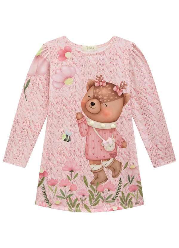 Infanti - Vestido Infantil Infanti Estampado Menina Estampado