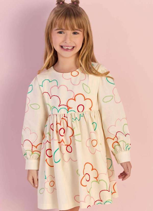 Mon Sucré - Vestido Infantil Menina Mon Sucré Estampado 2