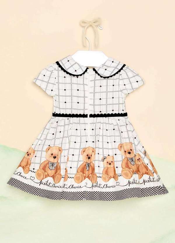 Petit Cherie - Vestido Infantil Petit Cherie Ursinhos Festa Estampado 2