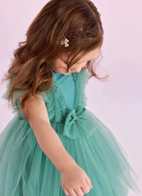 Petit Cherie - Vestido Infantil Petit Cherie Verde Menina Verde 2