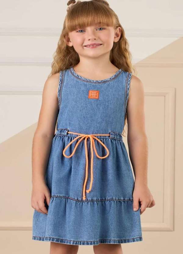 Mon Sucré - Vestido Infantil Regata Jeans Monsucré Jeans 1