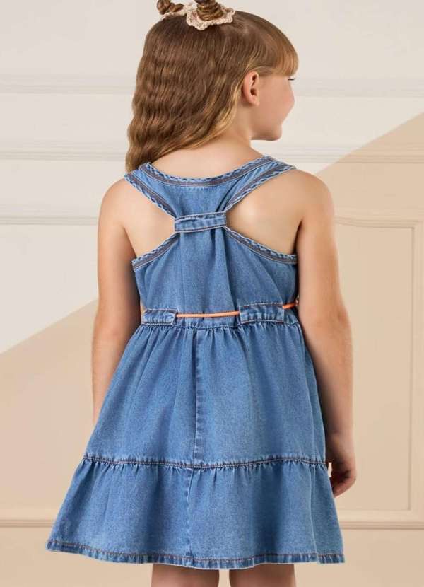 Mon Sucré - Vestido Infantil Regata Jeans Monsucré Jeans 3