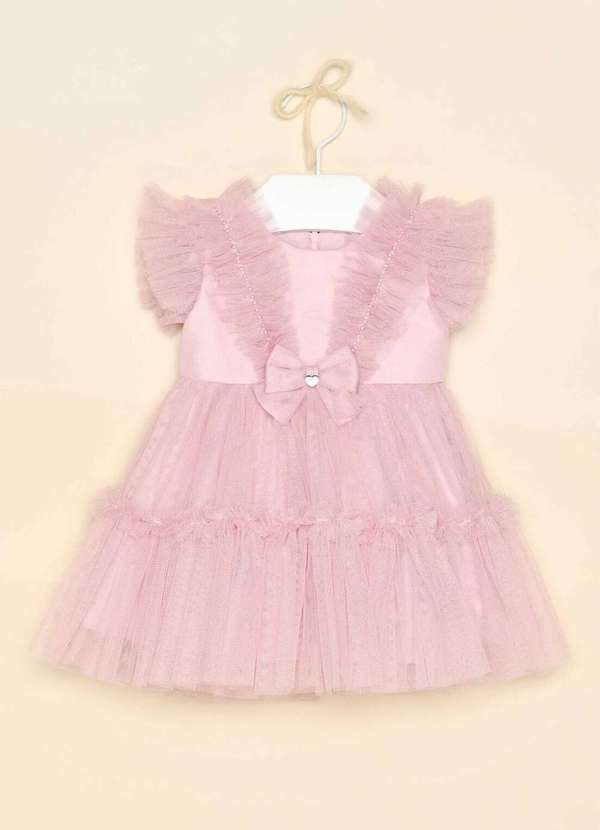 Petit Cherie - Vestido Infantil Rosa Petit Cherie Rosa