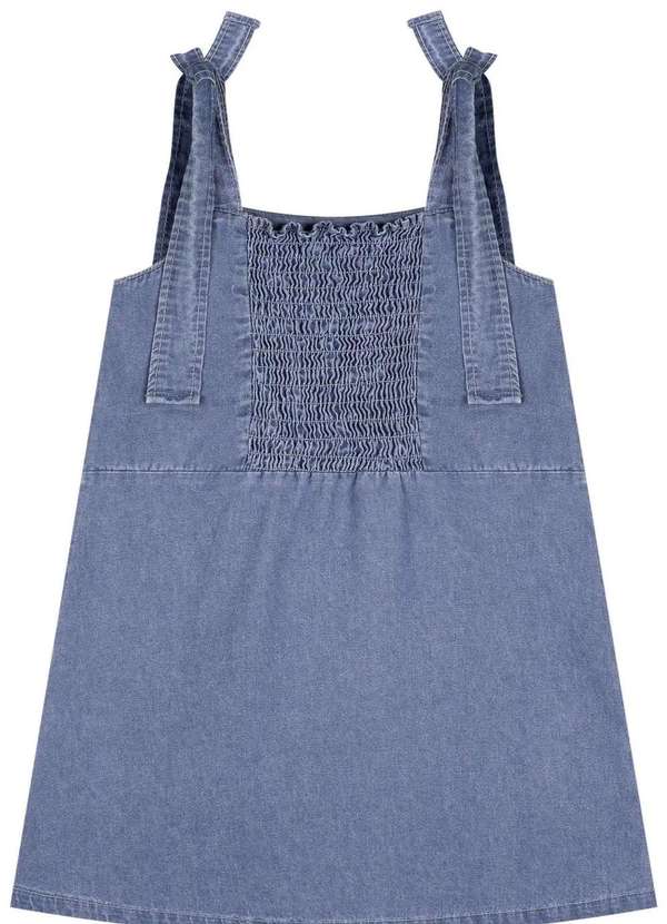 Kukiê - Vestido Jeans Menina Flores Kukiê Jeans 4