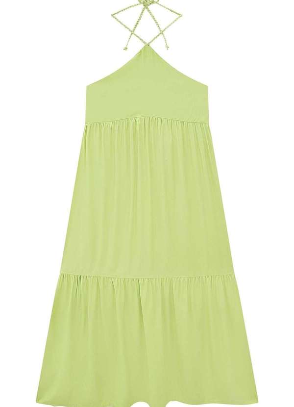 Lilimoon - Vestido Longo Verde Alça Infantil Lilimoon Verde