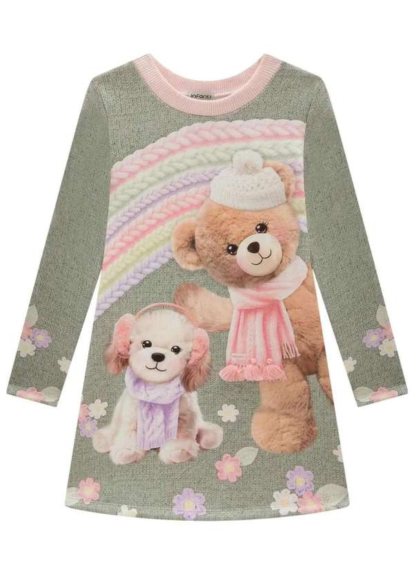 Infanti - Vestido Manga Longa Estampado Infanti Estampado 2
