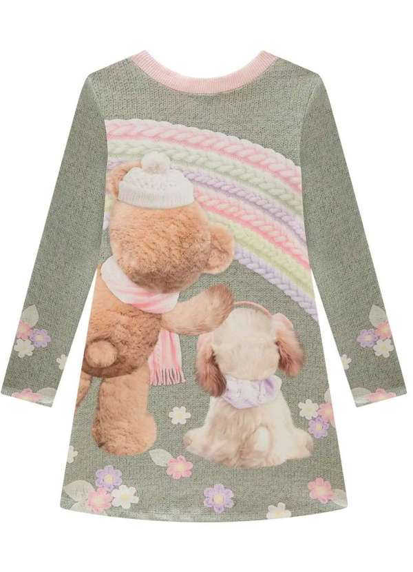 Infanti - Vestido Manga Longa Estampado Infanti Estampado 3