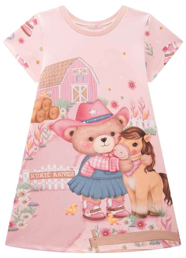 Kukiê - Vestido Menina Estampada Kukiê Estampado 3
