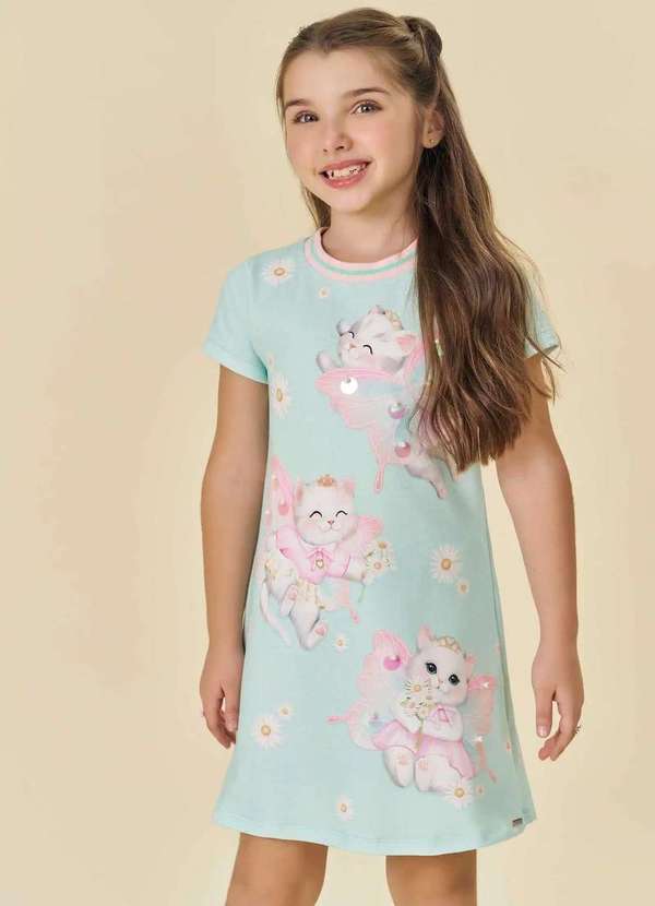 Infanti - Vestido Menina Estampado Infanti Estampado