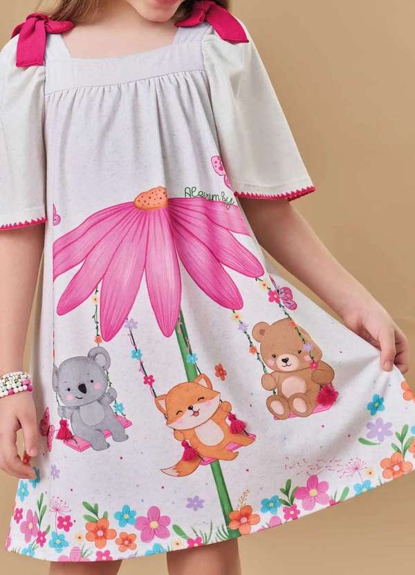 Kukiê - Vestido Menina Estampado Kukiê Estampado 1