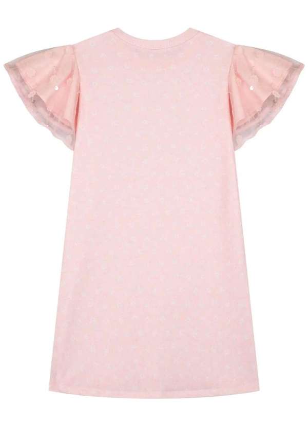 Kukiê - Vestido Menina Estampado Rosa Kukiê Rosa 4