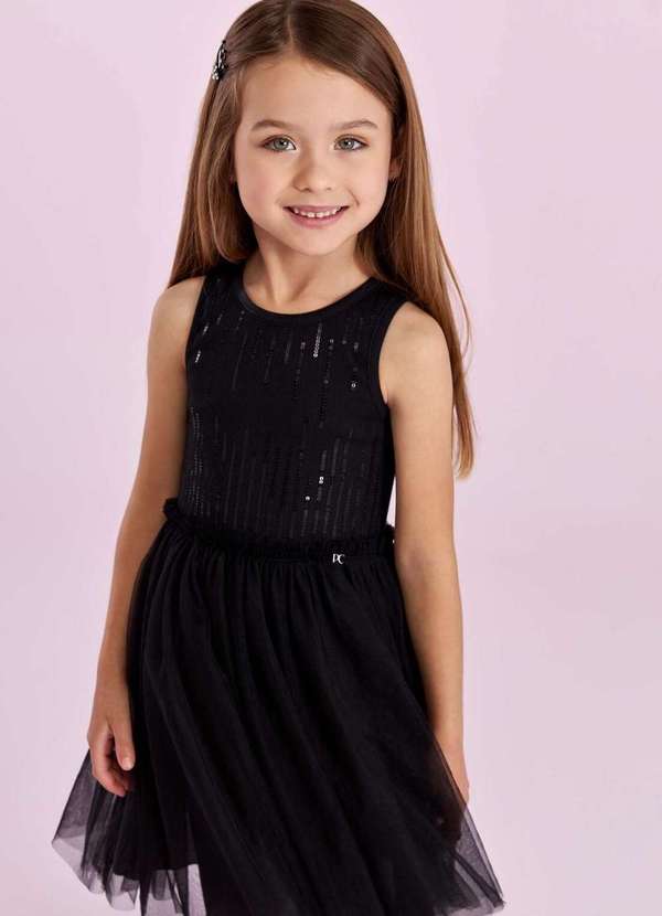 Vestido Preto Vestido Para CrianÇa De Festa Vestido Menina Festa