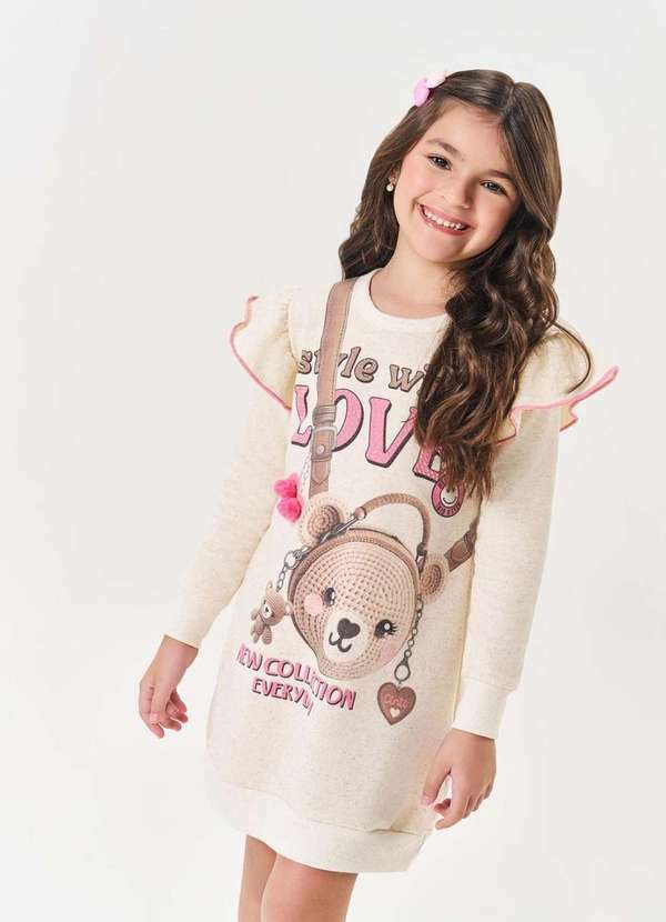 Cinti - Vestido Menina Infantil Cinti Estampado