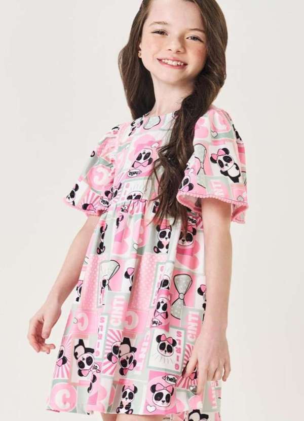Cinti - Vestido Menina Infantil Cinti Estampado 2
