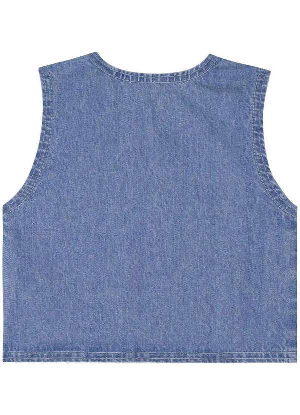 Kukiê - Vestido Menina Manga Curta Colete Estampado Kukiê Estampado 5