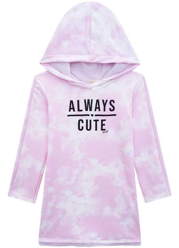 Infanti - Vestido Ml Always Cute Rosa Tie Dye Infanti Rosa