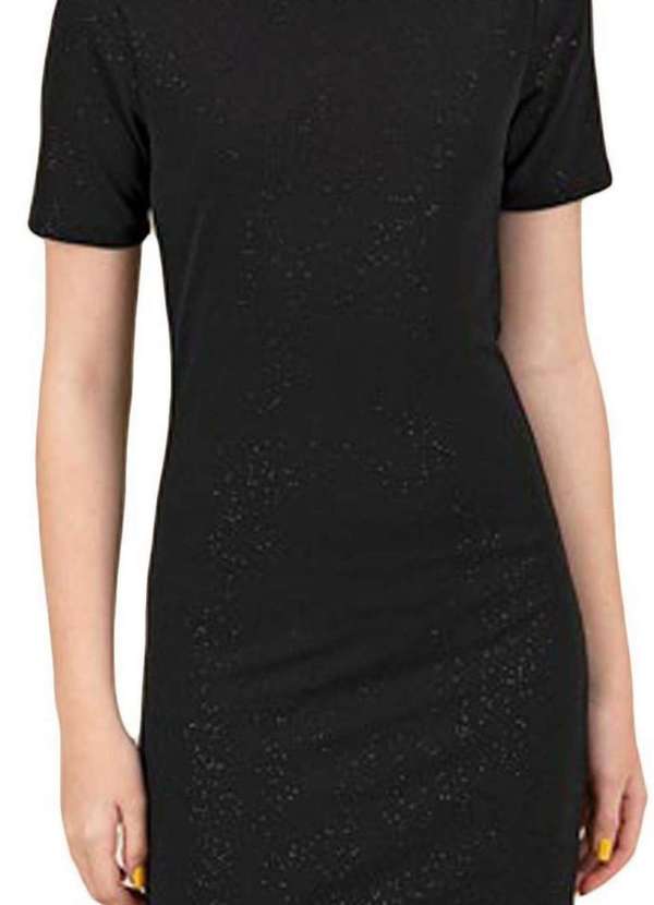 Collie - Vestido Preto Glitter Tubinho Infantil Collie Preto 2