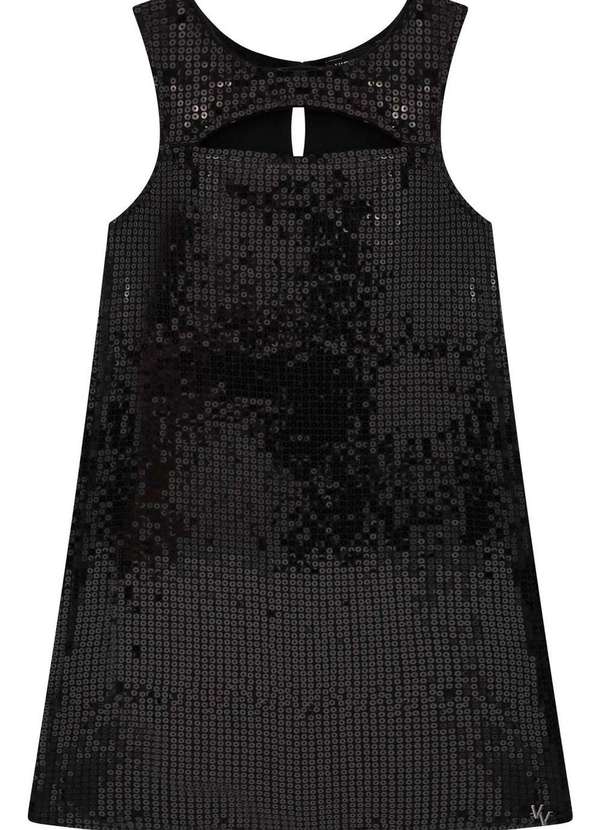 Vic&vicky - Vestido Preto Infantil Preto