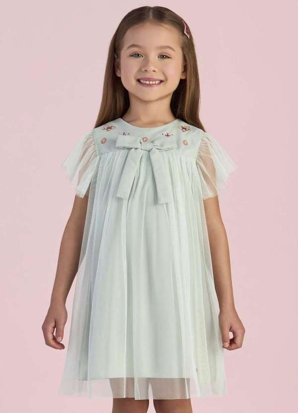 Mon Sucré - Vestido Tule Verde Mon Sucré Verde