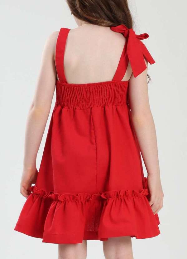 Mylu - Vestido Vermelho Infantil Menina Mylu Vermelho 2