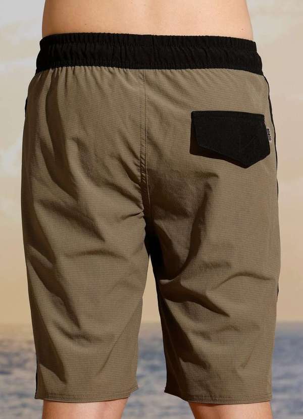 Banana Danger - Bermuda Água Poliamida Ripstop Banana Danger Grafite 2