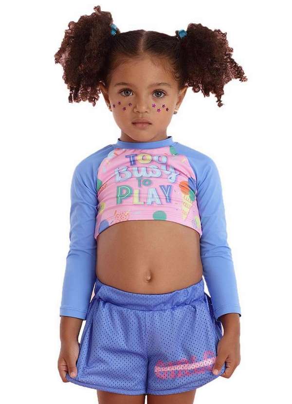 Mon Sucré - Bermuda Infantil Azul Mon Sucré Azul