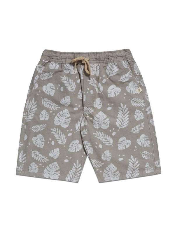 Bakulelê - Bermuda Infantil Bakulelê Sarja Menino Estampado