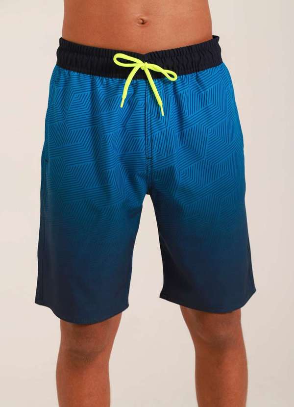 Banana Danger - Bermuda Infantil Banana Danger Azul com Cós Preto Azul