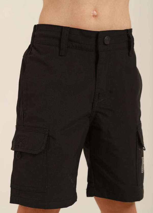 Banana Danger - Bermuda Infantil Banana Danger Menino Preto Preto