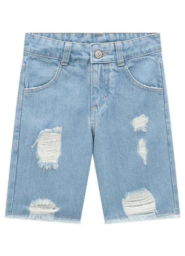 Lucboo - Bermuda Infantil Jeans Lucboo Jeans