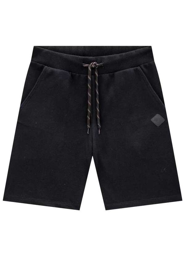 Johnny Fox - Bermuda Infantil Preta Johnny Fox Preto