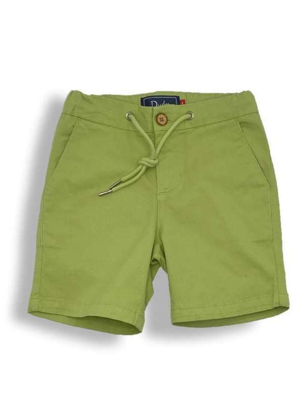 Dudes - Bermuda Infantil Sarja Verde Dudes Verde