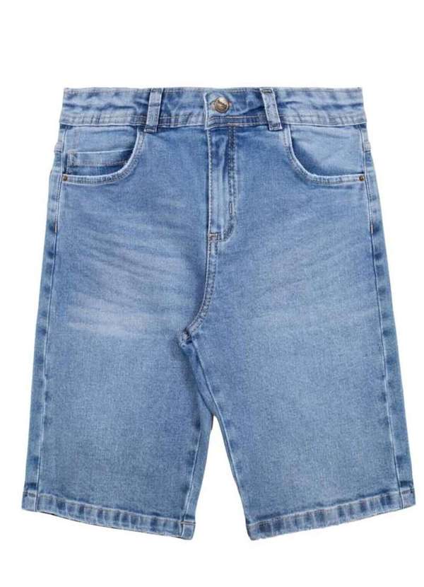 Bakulelê - Bermuda Jeans Infantil Menino Bakulelê Jeans