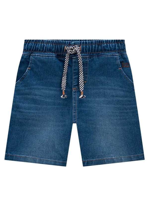 Lucboo - Bermuda Jeans Menino Lucboo Jeans