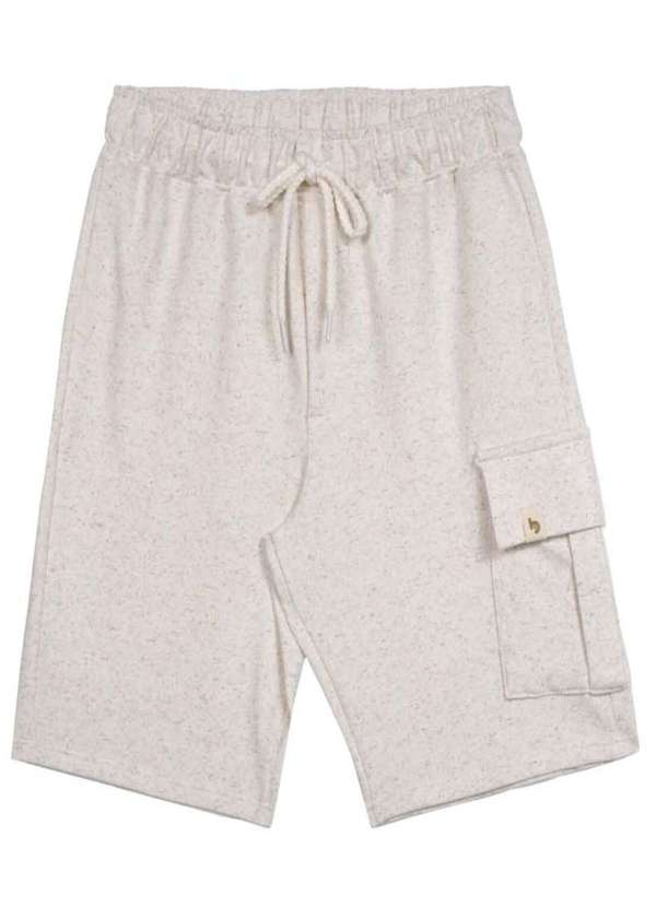 Bakulelê - Bermuda Menino Infantil Bakulelê Off White
