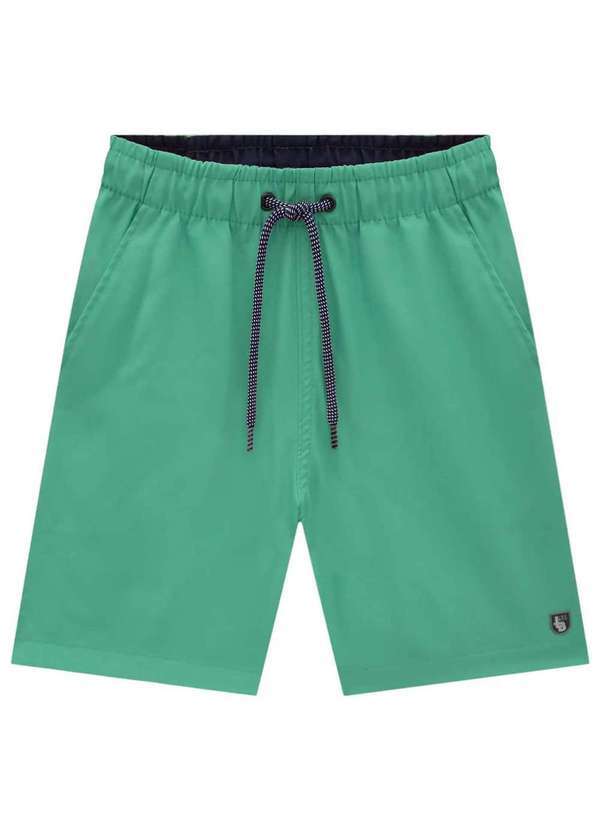 Lucboo - Bermuda Menino Infantil Verde Lucboo Verde