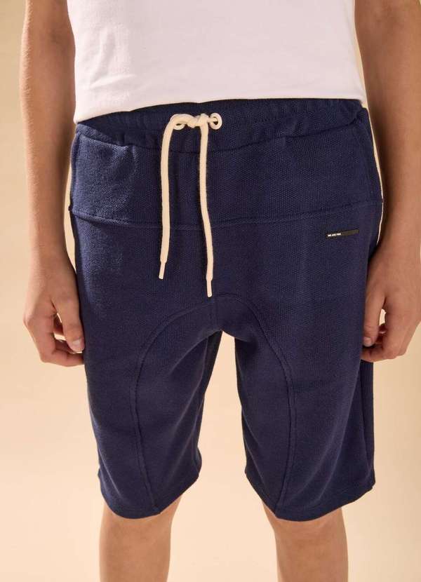 Fbr - Bermuda Menino Marinho Fbr Azul Marinho