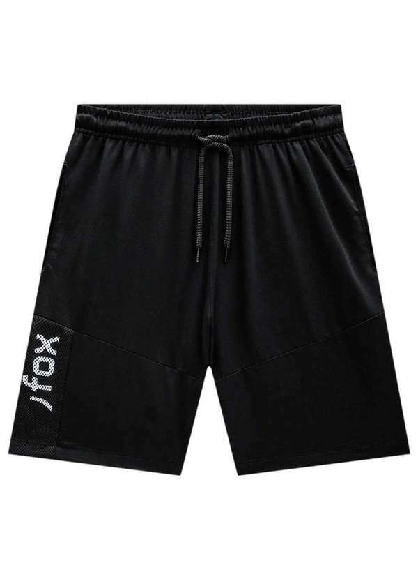 Johnny Fox - Bermuda Menino Preta Johnny Fox Preto