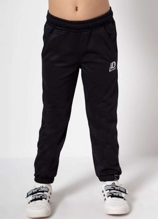 Banana Danger - Calça de Moletom Infantil Preta Banana Danger Preto