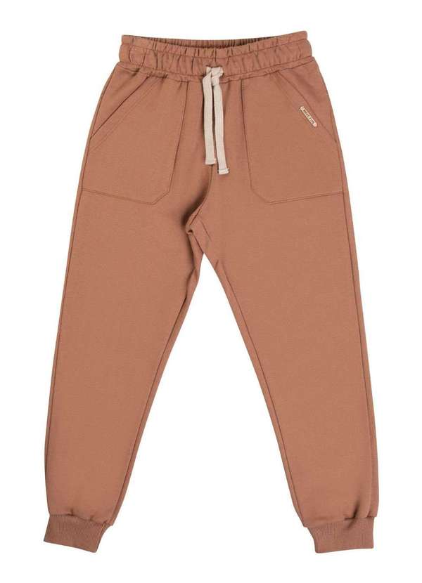Have Fun - Calça Jogger Infantil Marrom Terra Have Fun Marrom