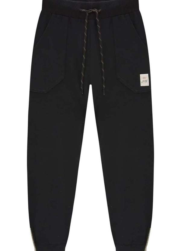 Johnny Fox - Calça Jogger Preta Johnny Fox Preto